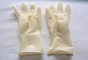 Latex-Handschuhe - ohne Puder in Größe M + L